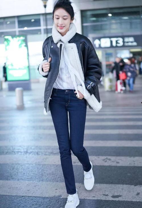 明星穿的长牛仔裤,明星演绎长裤新风尚